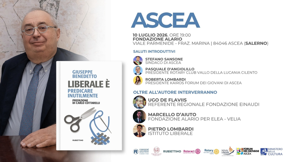 Presentazione del libro “Liberale è predicare inutilmente” di Giuseppe Benedetto