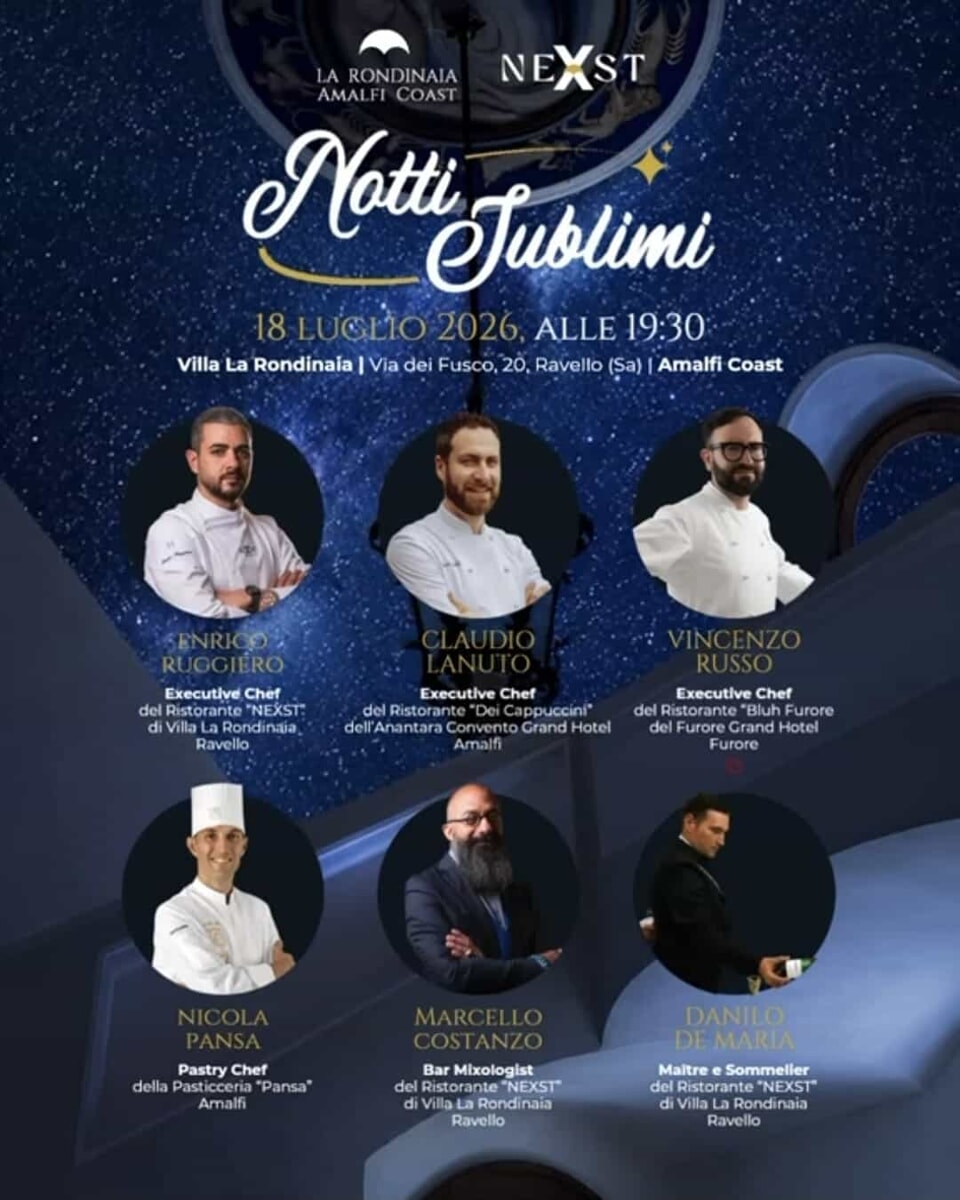 Notti Sublimi - Cena d'autore a Villa La Rondinaia