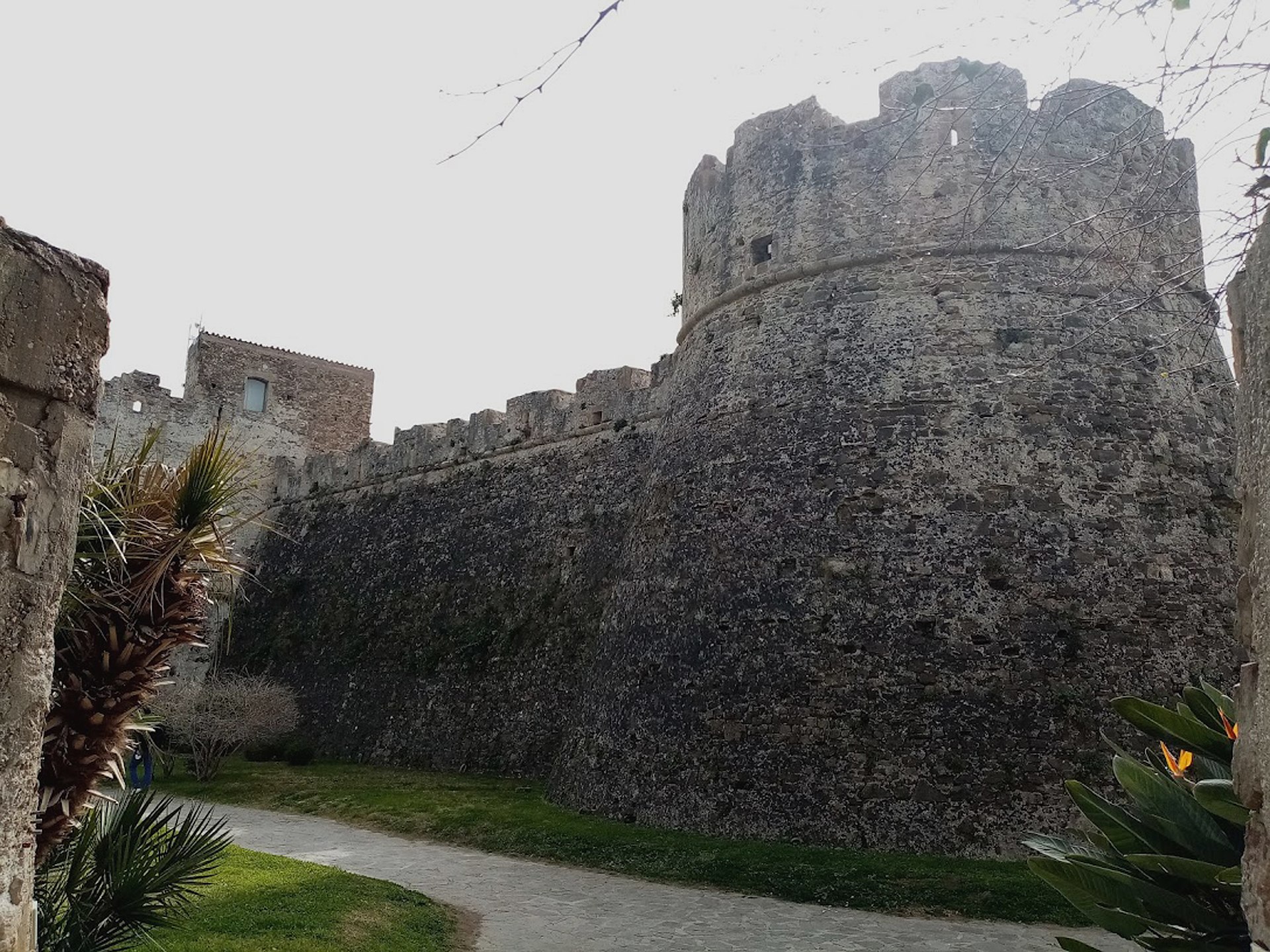 Particolare merli — Agropoli